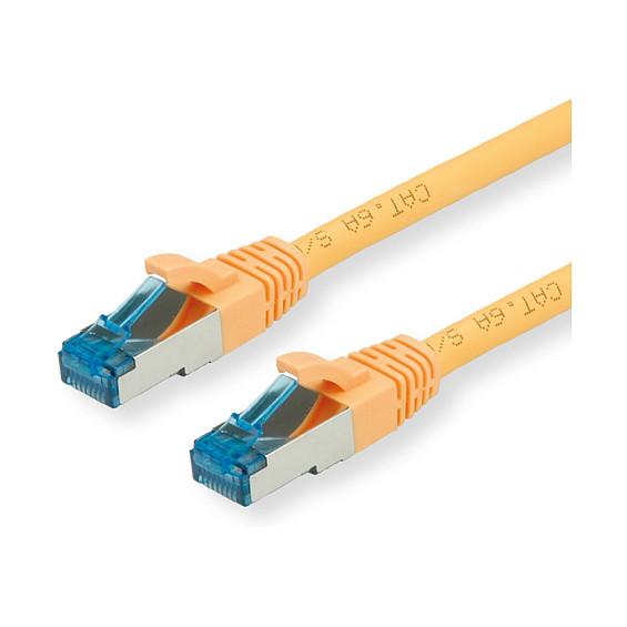 Netværkskabel VALUE Cat.6A Class EA S/FTP PiMF LSOH - gul, 7 m