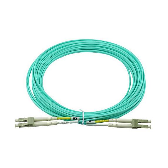 Fiberoptisk patchkabel BlueOptics SFP3131EU3MK LC/LC OM3 3 m - Aqua