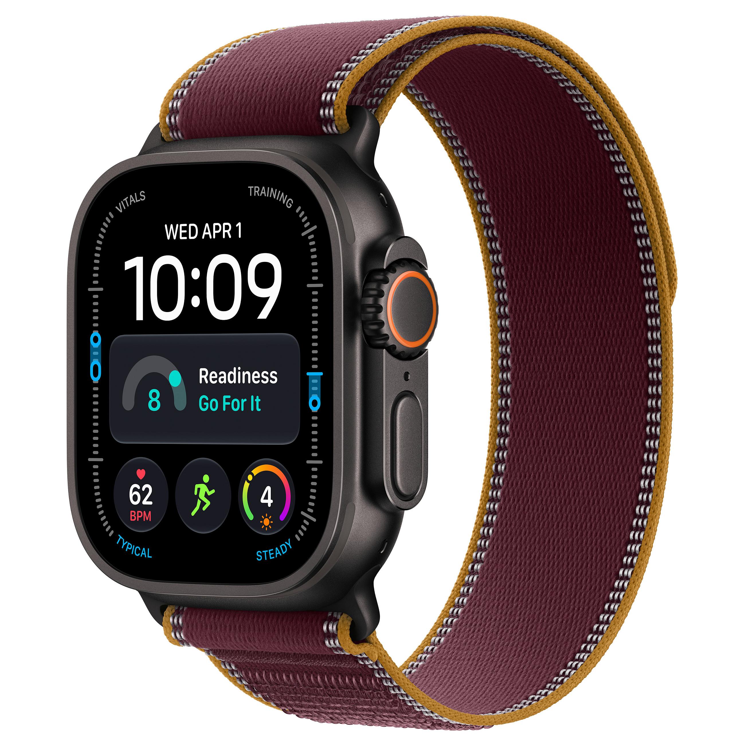 Apple Watch Ultra 4 OLED 49 mm Digital 422 x 514 pixel Berøringsskærm 5G Sort Wi-Fi GPS (satellit)