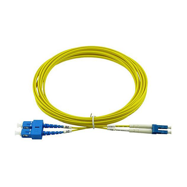 Fiberpatchkabel BlueOptics SFP3132BU1MK LC/SC OS2 - gul, 1 m