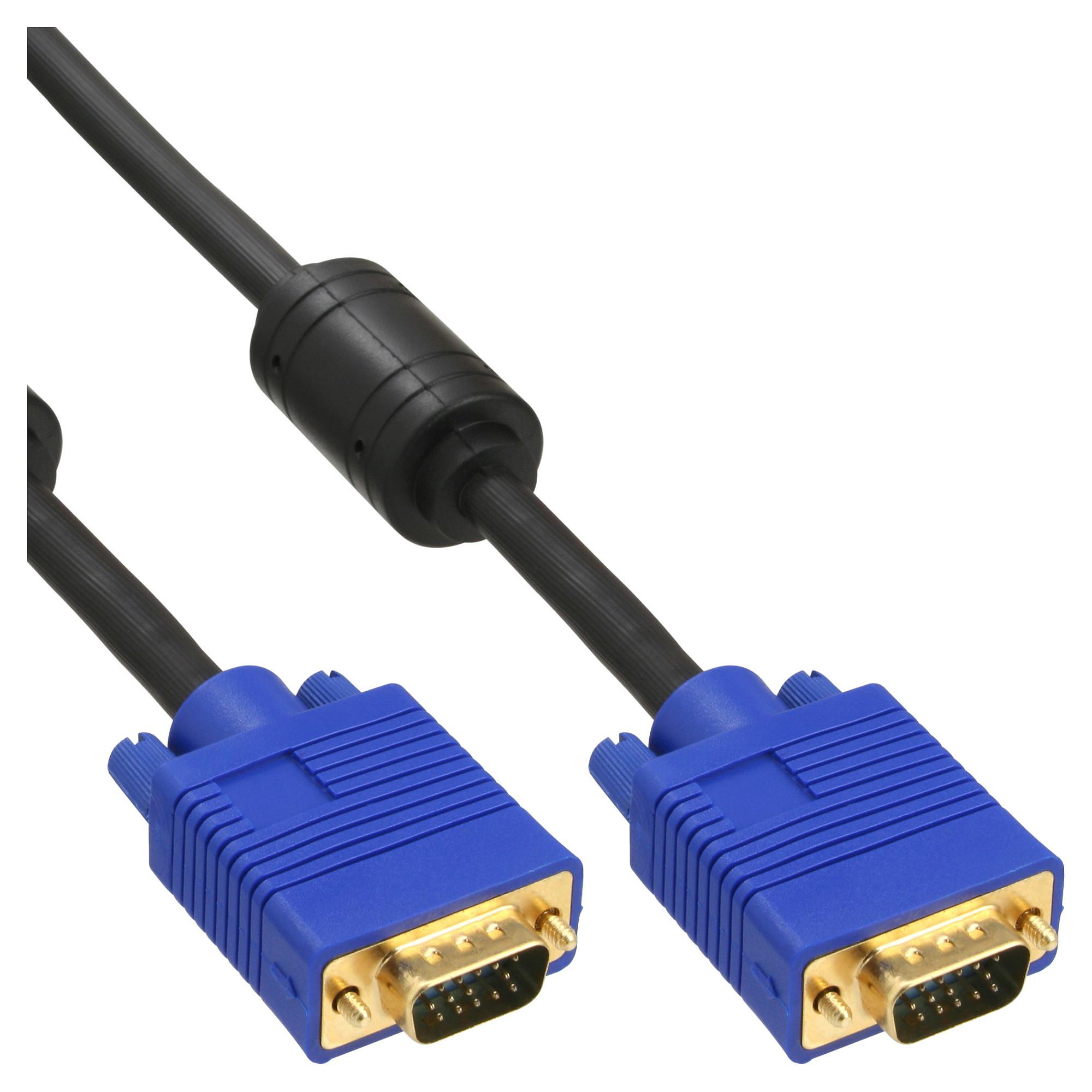 S-VGA-kabel InLine PREMIUM 15-polet HD han/han - 5 m
