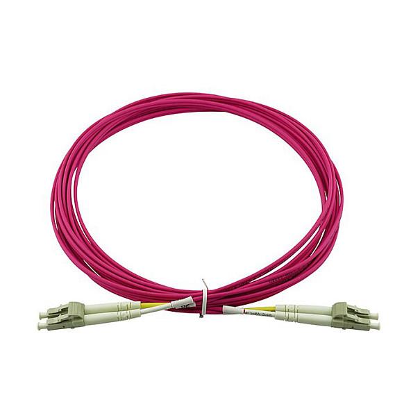 Fiberoptisk patchkabel BlueOptics SFP3131FU5MK LC-LC OM4 - magenta, 5 m