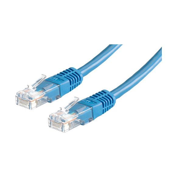 Netværkskabel VALUE Cat6 U/UTP RJ-45 - blå 0,5 m