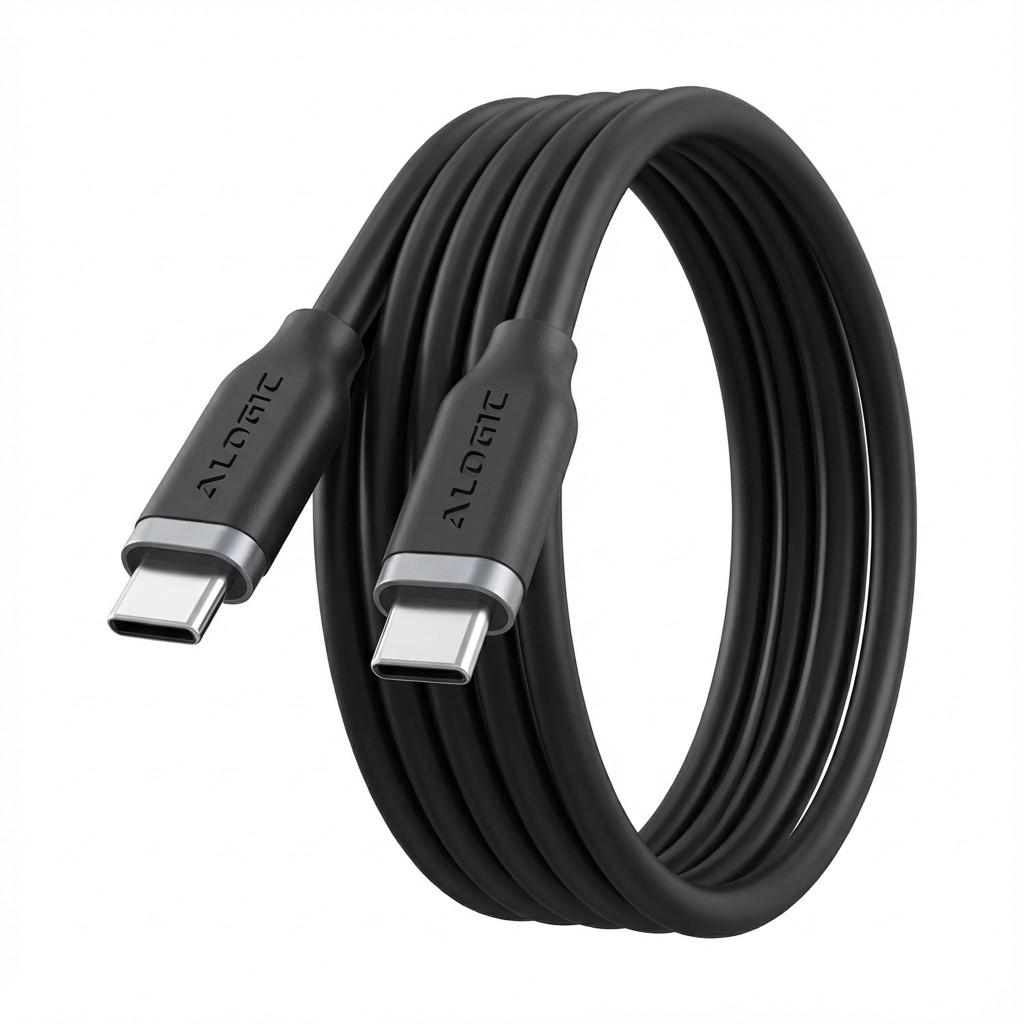 USB-C-kabel CAPTIVA USB-C til USB-C 240 W - sort 1 m