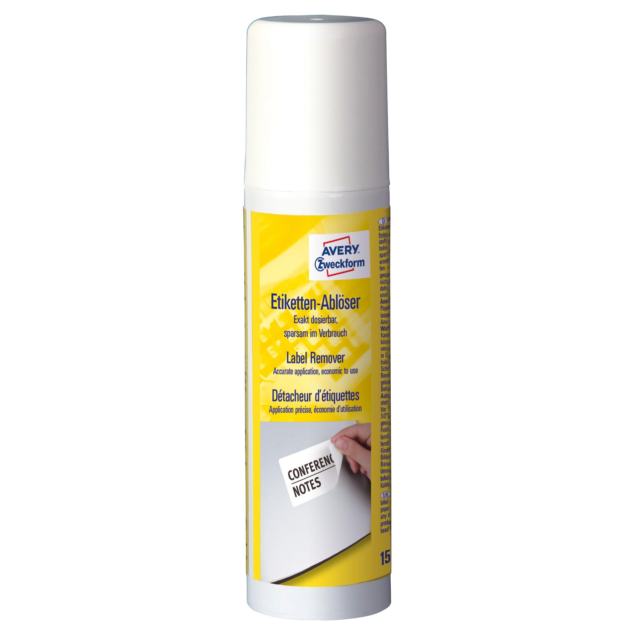 Avery Zweckform etiketfjerner 150 ml - Spray til at fjerne permanente etiketter