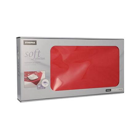 Bordduge STARPAK soft selection - 80 x 80 cm, rød