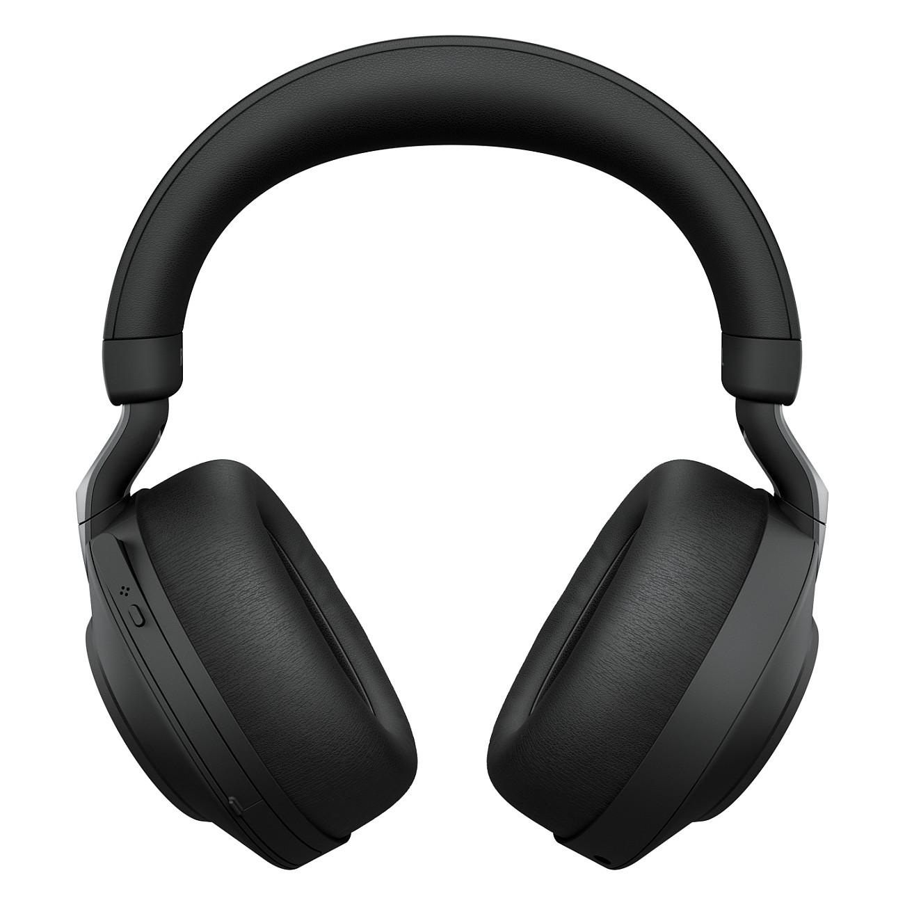 Jabra Evolve2 85 Link380a UC Stereo trådløse høretelefoner med ANC, Bluetooth 5.0 - sort