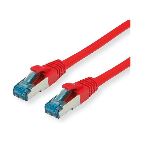 Patchkabel VALUE Cat.6A Class EA S/FTP PiMF LSOH - rød, 5 m