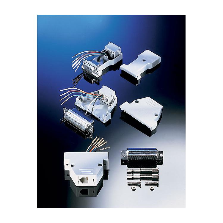 Adapter DB25 han til RJ45 hun 8P/8C
