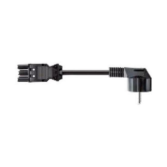 Bachmann Strøm 2-pæl (male) - Strøm GST18 (female) Sort Strømkabel