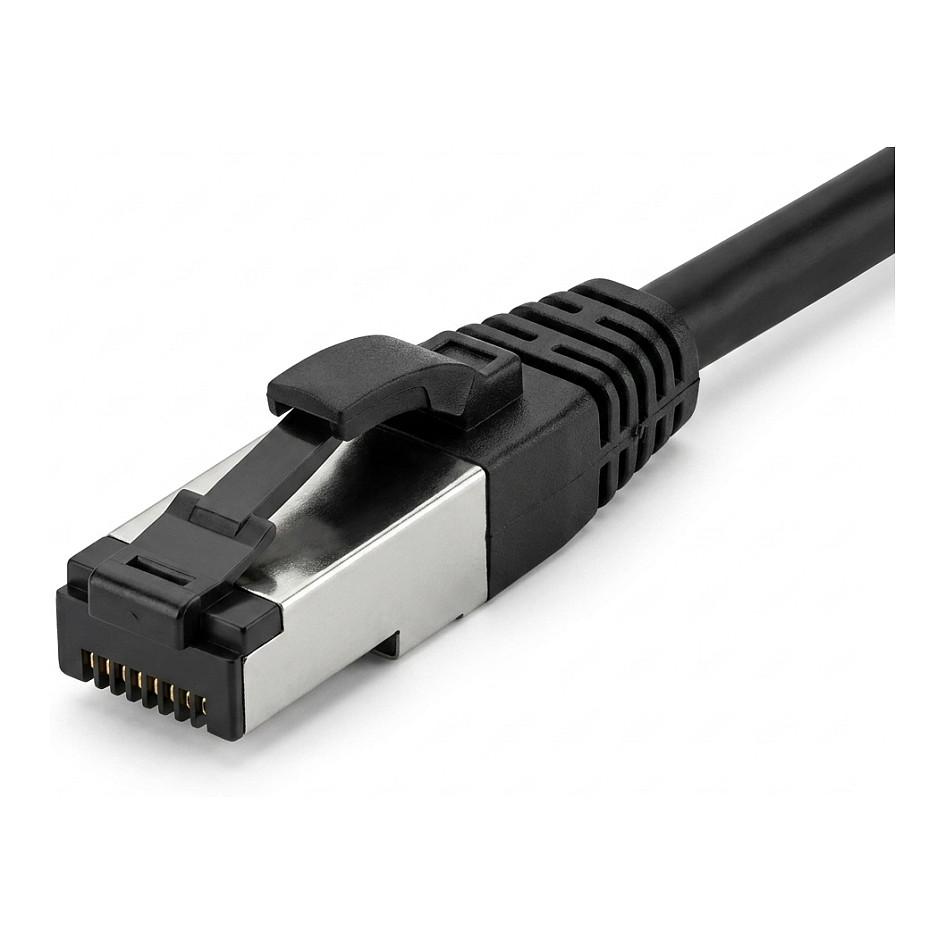 Patchkabel RJ45 CAT81 2000Mhz 3m schwarz SSTPSFTP TPELSZHSuperFlex AWG26 Synergy 21