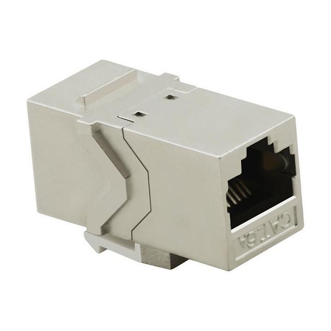 Helos 304268, Flad, Sølv, RJ-45, RJ-45, Hunstik, Hunstik