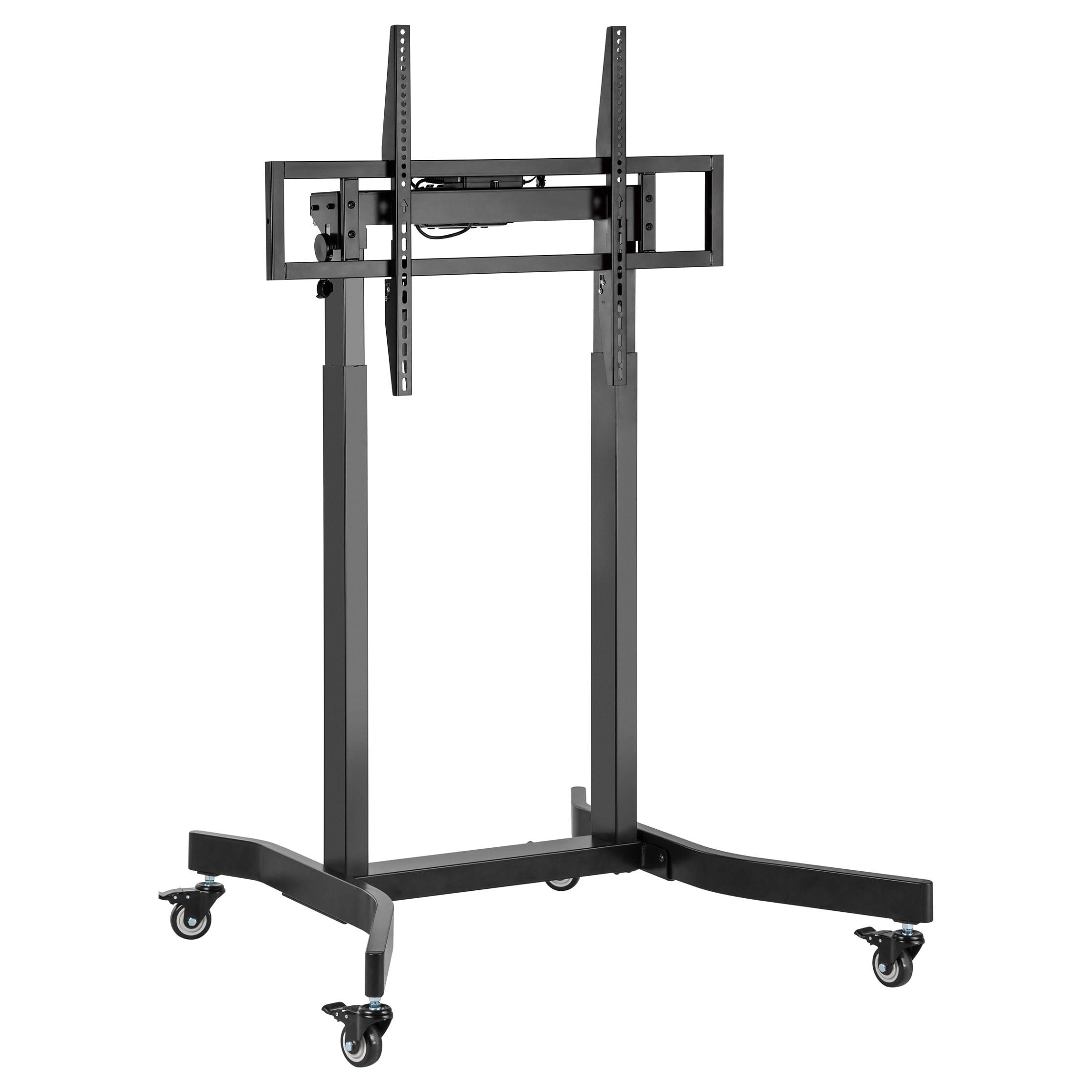 EQUIP mobil motoriseret LFD-vogn til 55-100 tommer skærm - sort, VESA op til 800 x 600 mm
