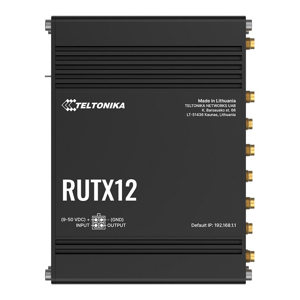 4G/LTE-router Teltonika RUTX12 Dual SIM Bluetooth - eSIM-version