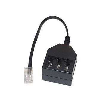 S-pulse Western-stik 6/4 (RJ11) til TAE-NFF-kobler 0,2 m (bulk) (TC 71018-1)