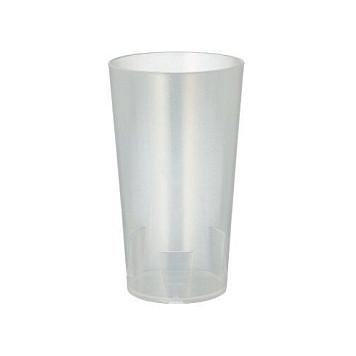 Genanvendelig drikkekop PAPSTAR 0,2 l transparent - 10 stk.