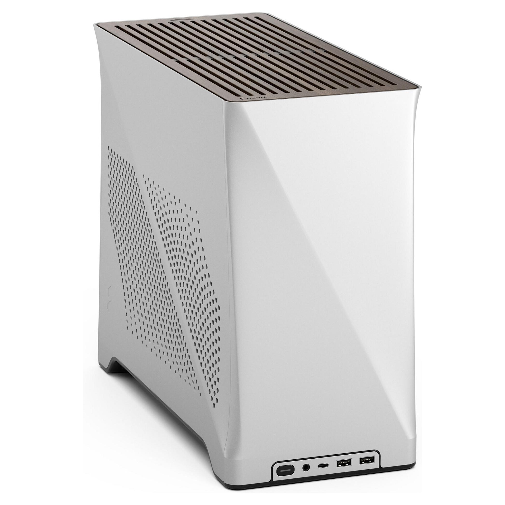 Fractal Design Era 2 PC Kabinet - ITX, Mini-Tower - Sølv