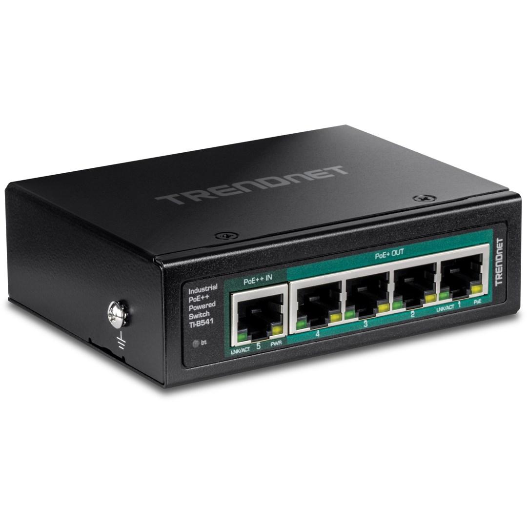 TRENDnet TI-B541 Switch 5-porte Gigabit Ethernet PoE+