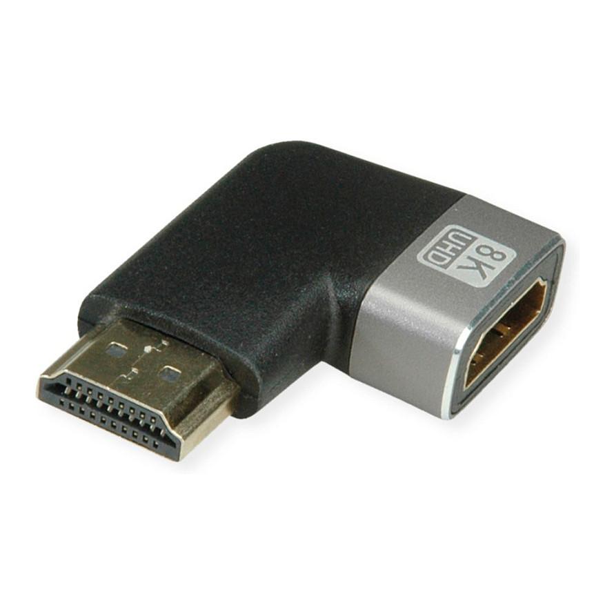 HDMI-adapter ROLINE 8K HDMI ST/BU 90 grader