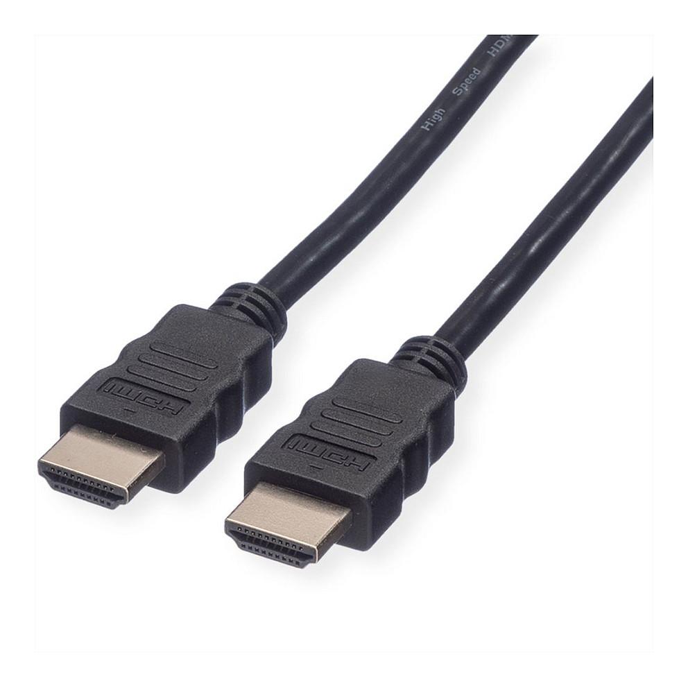 HDMI-kabel ROLINE High Speed med Ethernet - sort 20 m
