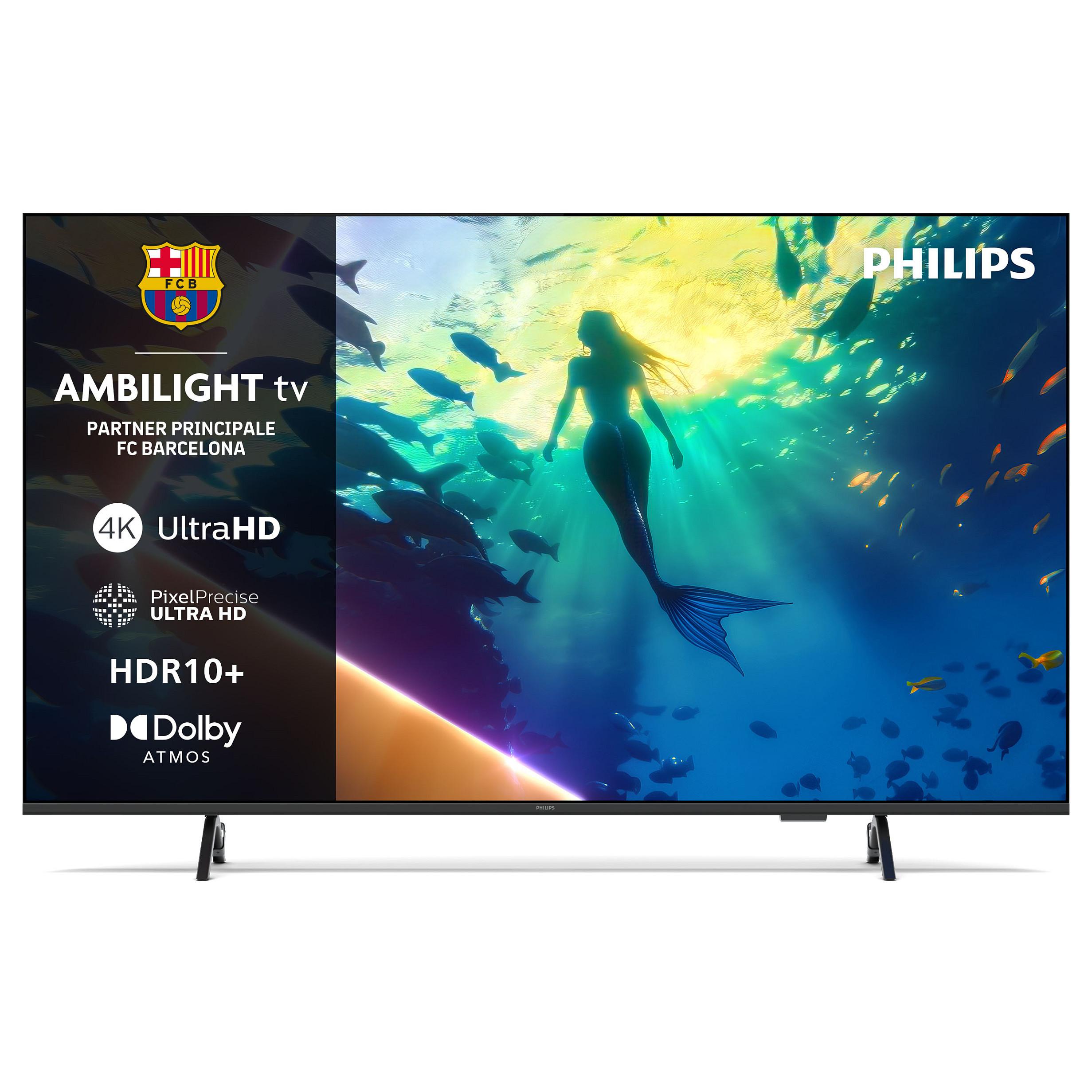 Philips 65PUS8010/12 65" 4K Ultra HD Smart TV med Wi-Fi, Ambilight og sort design