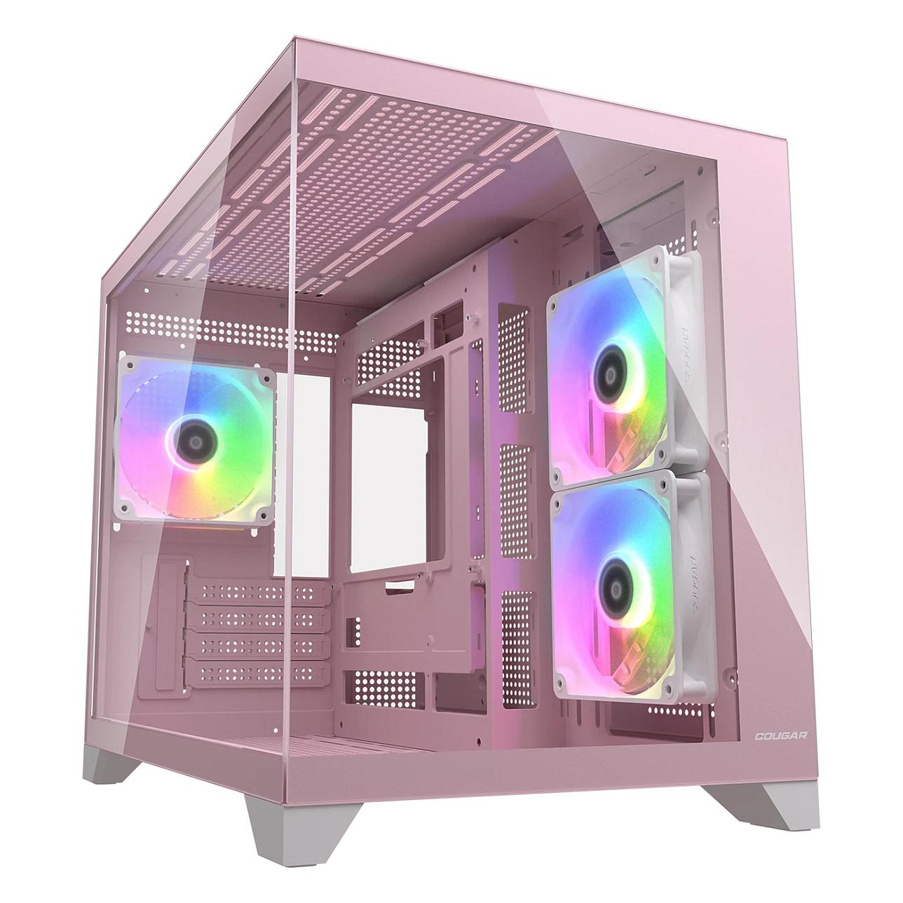 PC-kabinet Cougar FV150 ARGB mini tower - pink