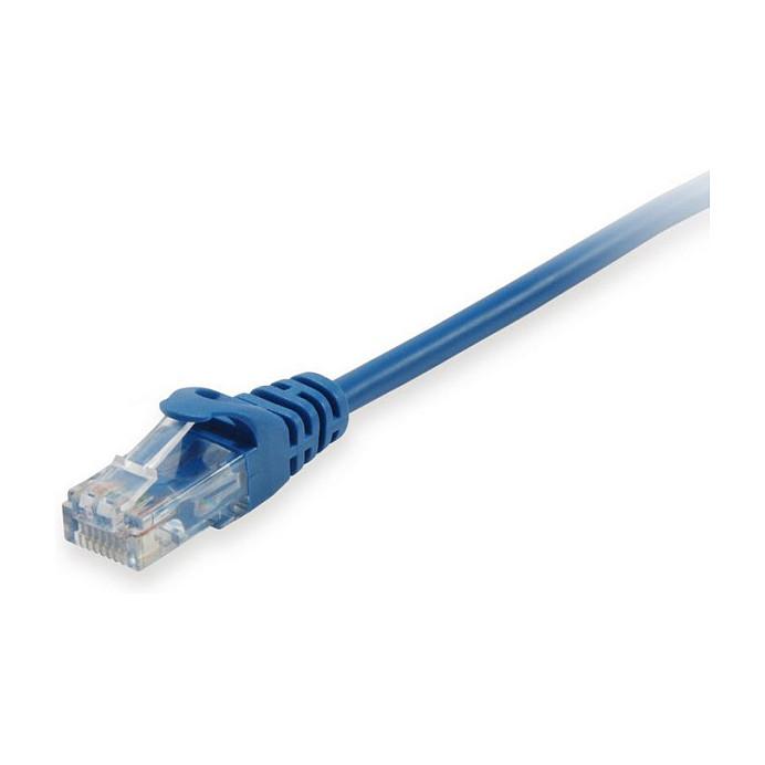 Netværkskabel Equip Cat6A U/UTP RJ45 - 10 m, blå