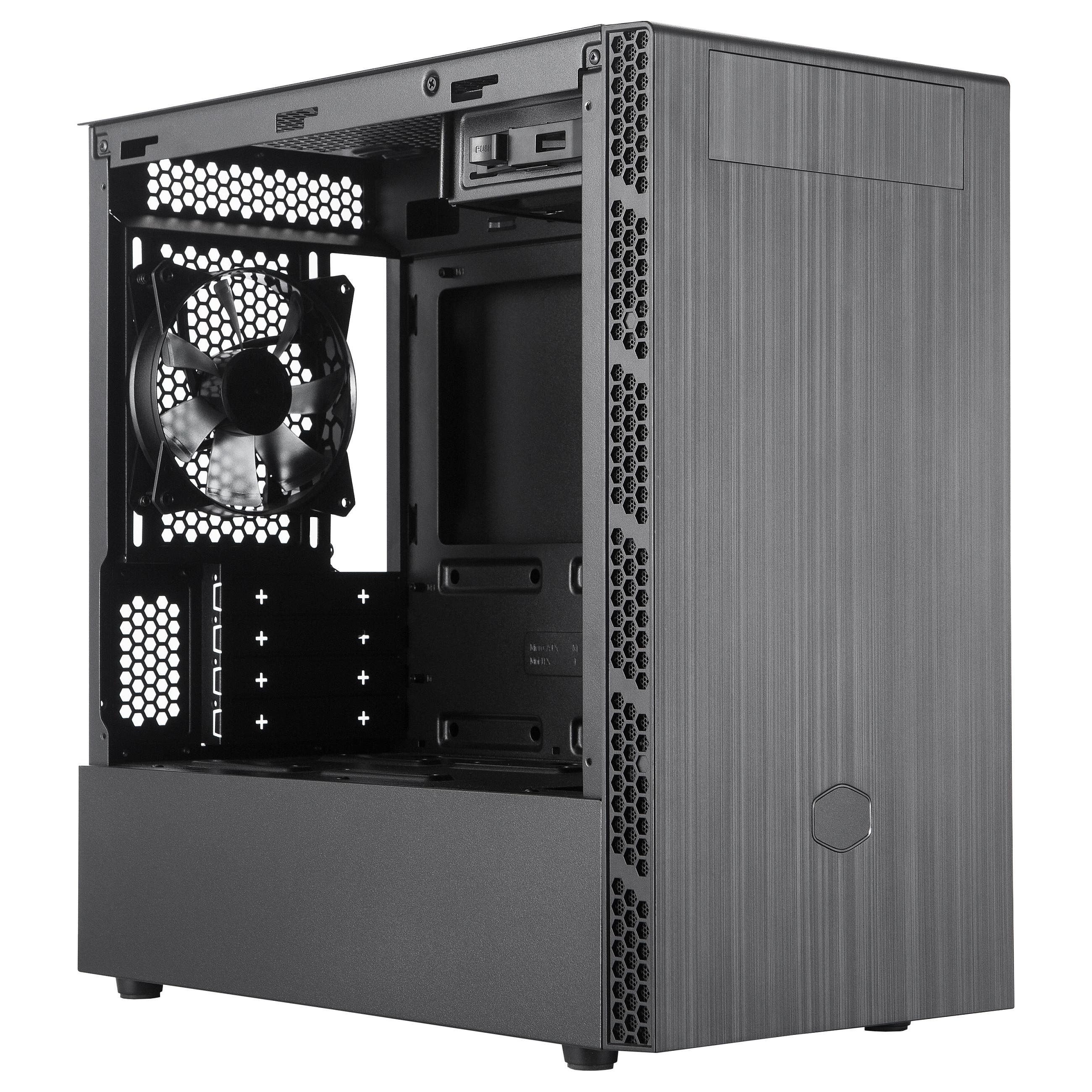 Cooler Master MasterBox MB400L Tårn ATX Ingen strømforsyning Sort