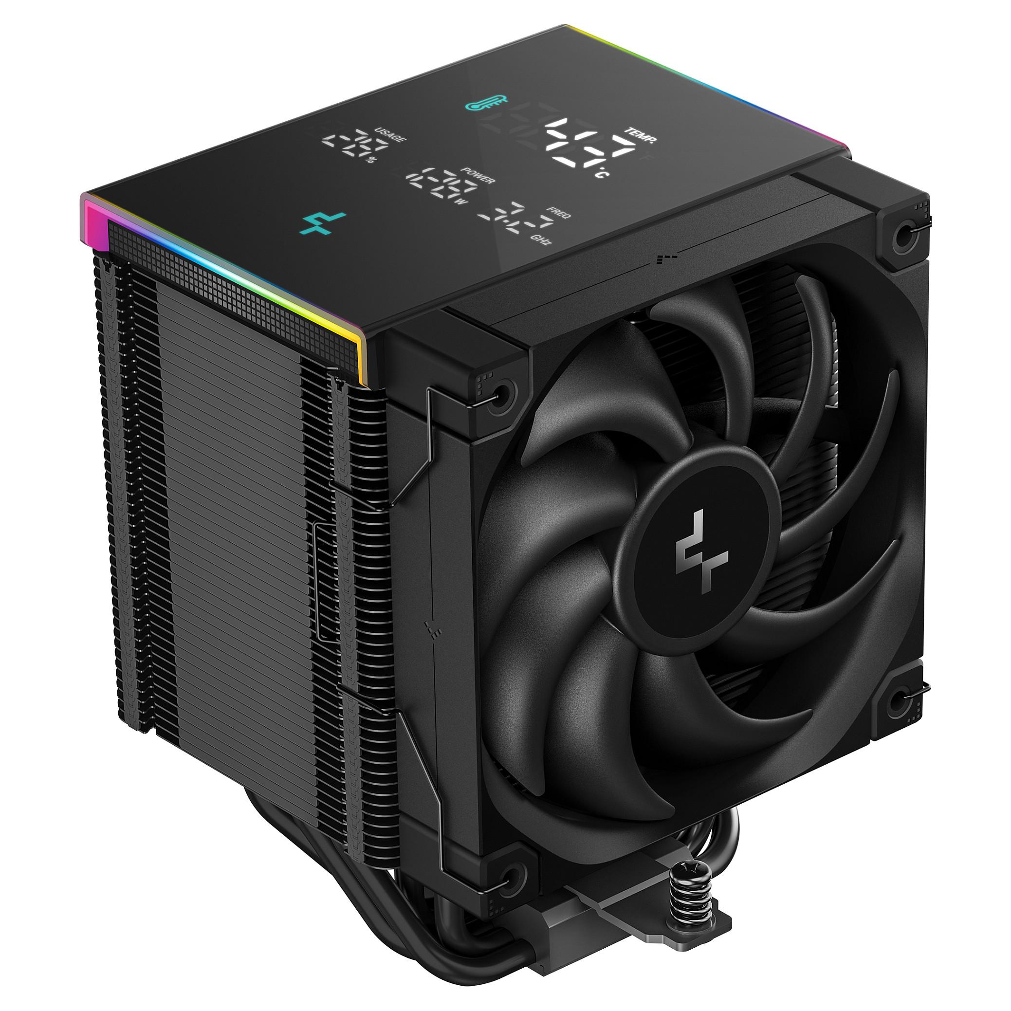 DeepCool AK500 Digital Pro Processor Luftkøler 12 cm Sort 1 stk