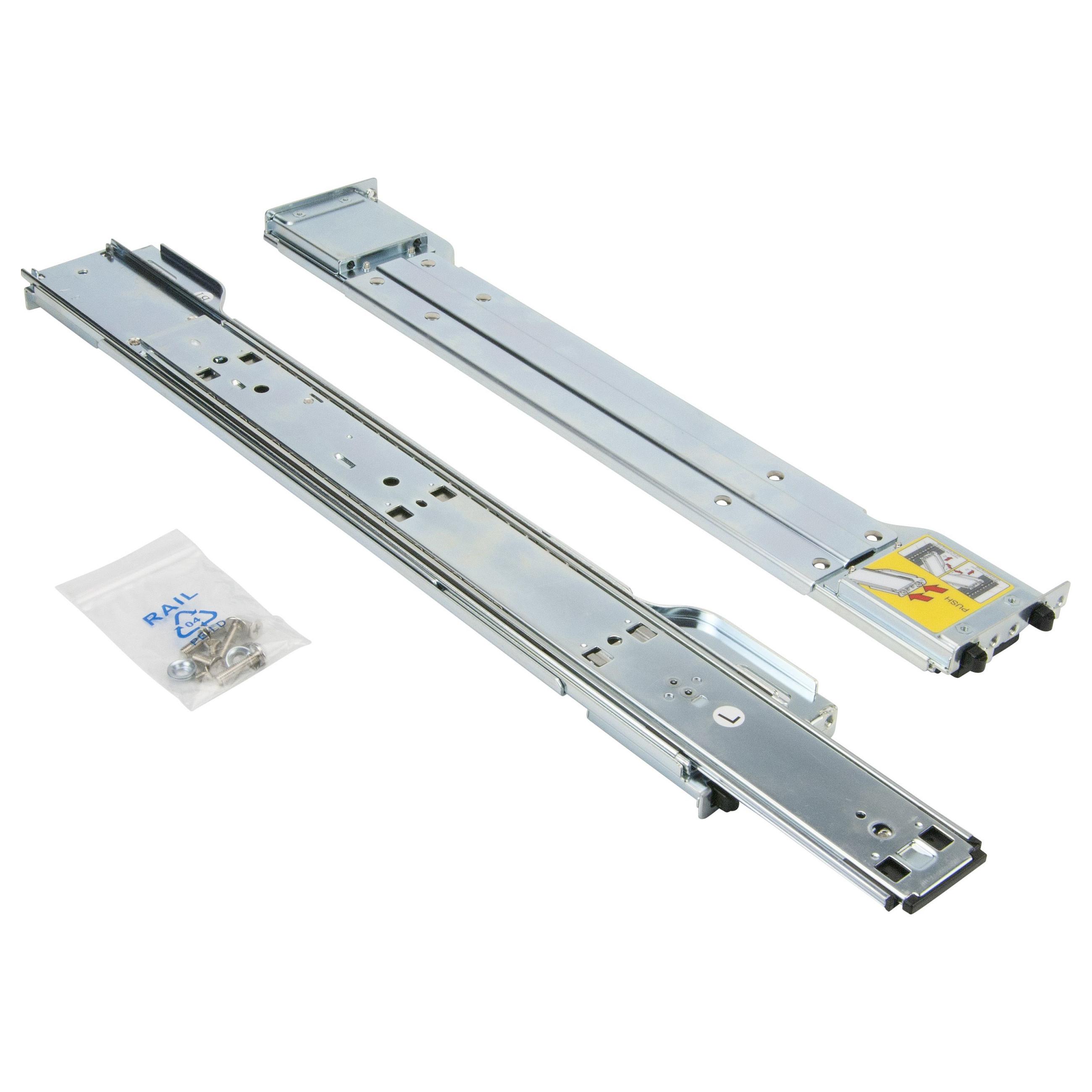 Supermicro 2U-5U skinnesæt til 17,2" bredt og 22" displaychassis - sølv