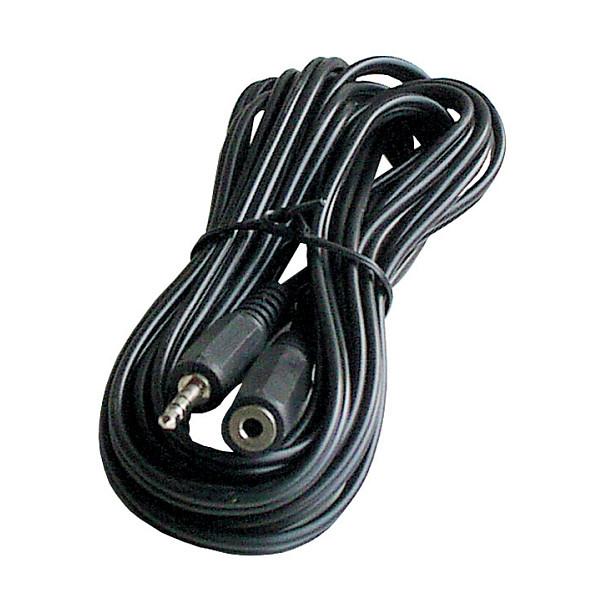 3,5 mm stereoforlængerkabel VALUE han/hun - sort, 3 m