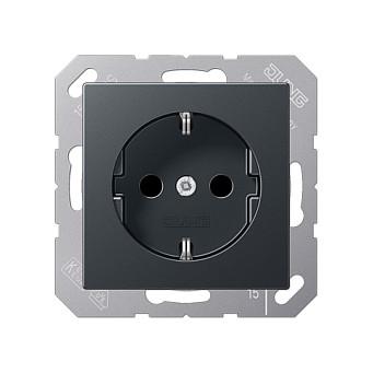 Stikkontakt JUNG A1520BFANM SCHUKO - sort