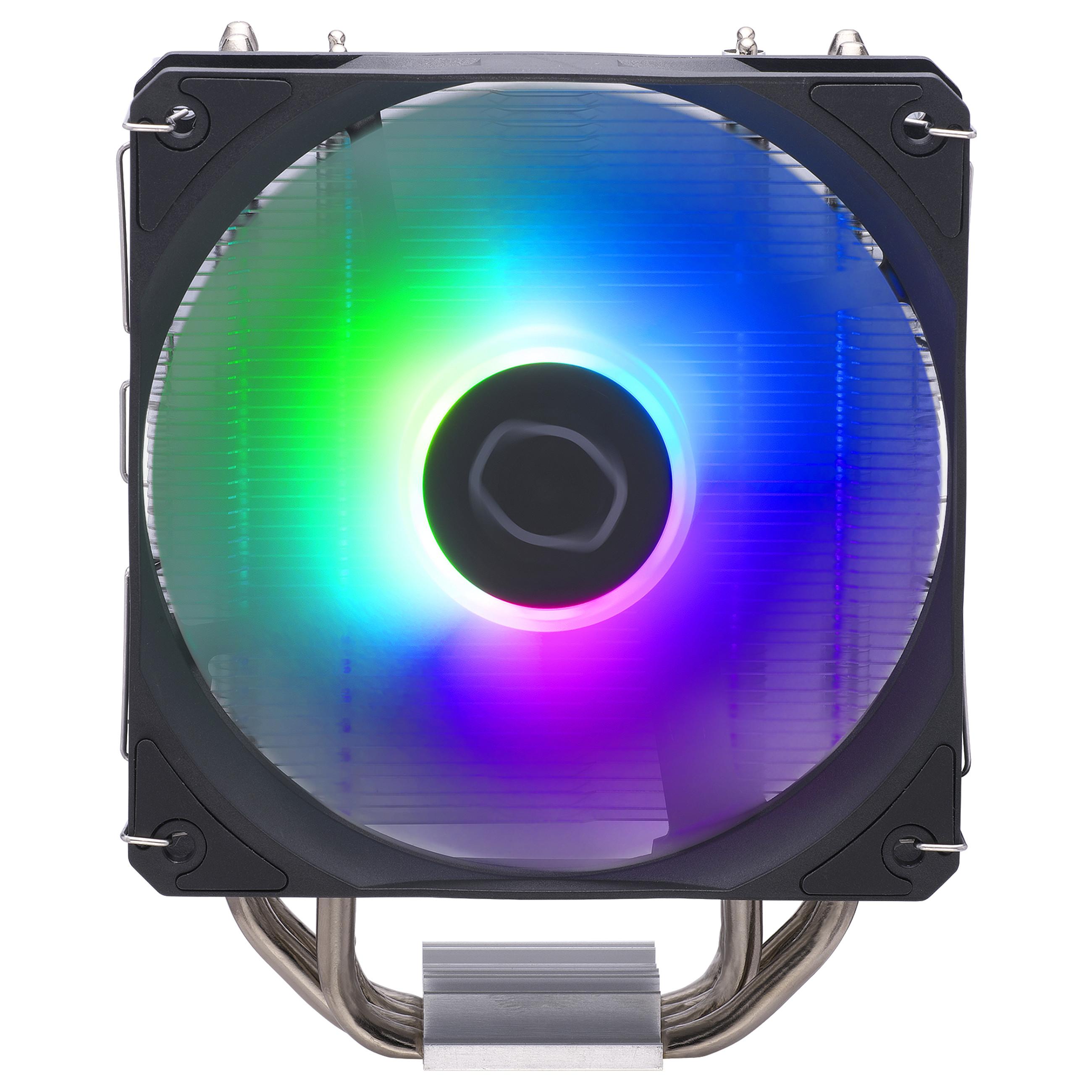Cooler Master Hyper 212 SPECTRUM V3 - Processor-køler - (for: LGA1156, LGA1155, LGA1150, LGA1151, AM4, LGA1200, LGA1700, AM5) - aluminium - 120 mm - sølv
