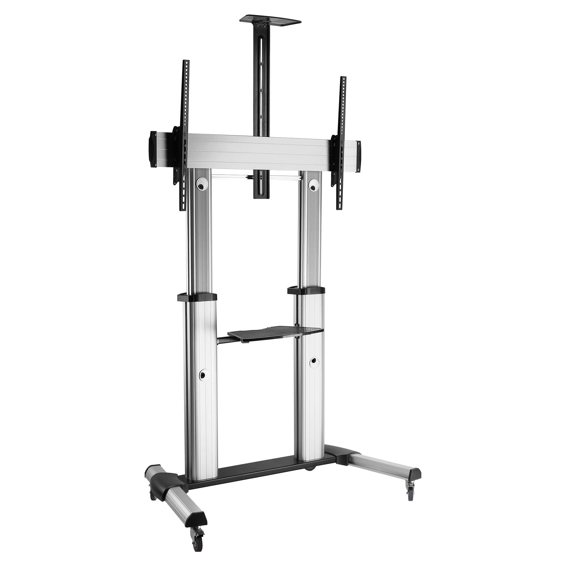 EQUIP 650605 gulvstativ til skærm 60" - 100" - aluminium, VESA op til 1000 x 600 mm