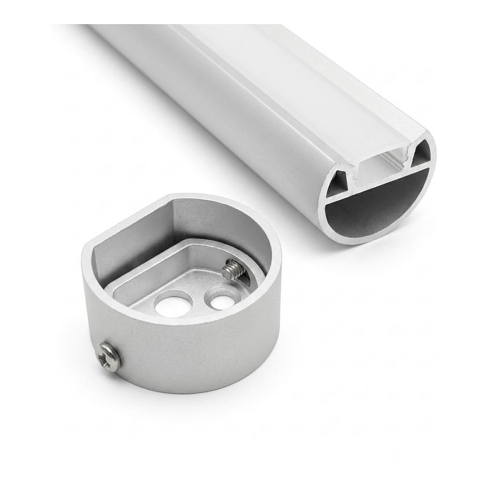 Endekappesæt Synergy 21 til LED U-profil ALU077