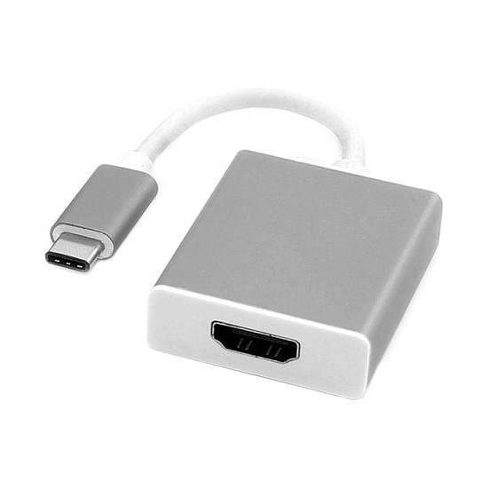 Displayadapter ROLINE USB Type-C til HDMI 4K2K - sølv