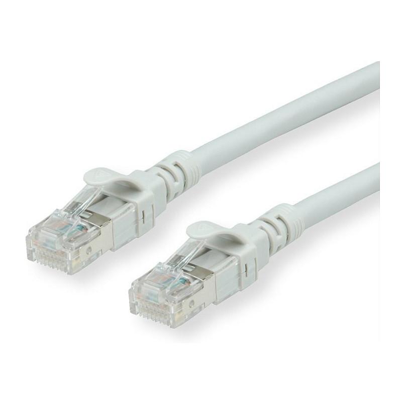 Patchkabel ROLINE Cat.6A S/FTP grå - 1 m