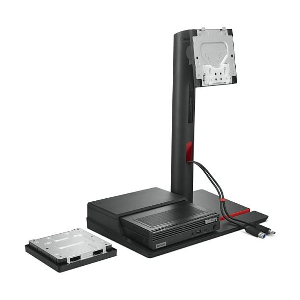 Lenovo ThinkCentre TIO Flex - Stativ - for skærm/tynd klient/mobiltelefon - skærmstørrelse: 22-27 - monteringsgrænseflade: 100 x 100 mm - skrivebord - for ThinkCentre TIO Flex 24v 12BN ThinkStation P360 30FA, 30FB, 30FC, 30FD