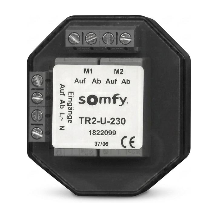 Somfy TR2-U-230 (1822099) trennrelæ til to drev