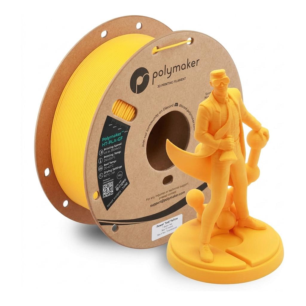 3D-printerfilament Polymark HT-PLA-GF 1,75 mm - Power Tool Yellow 1 kg