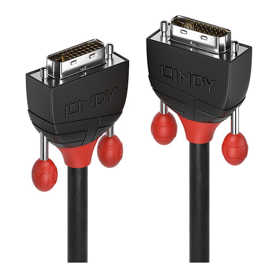Lindy Black Line - DVI cable - DVI-D to DVI-D - 2 m