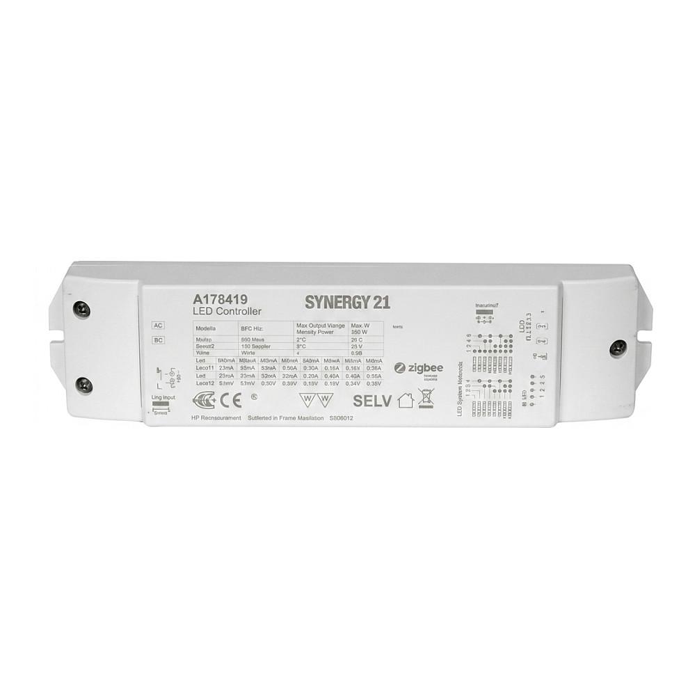 LED-controller Synergy 21 EOS 10 ZigBee CC med strømforsyning - 2-kanal 50 W CCT