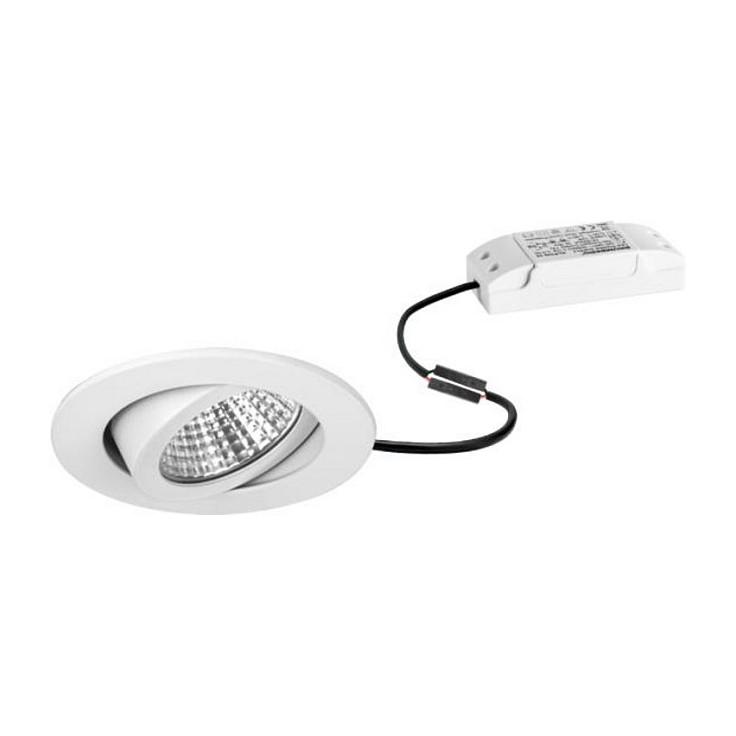 Indbygningsspot-sæt Brumberg DAMITA rund - hvid, 6 W, IP65