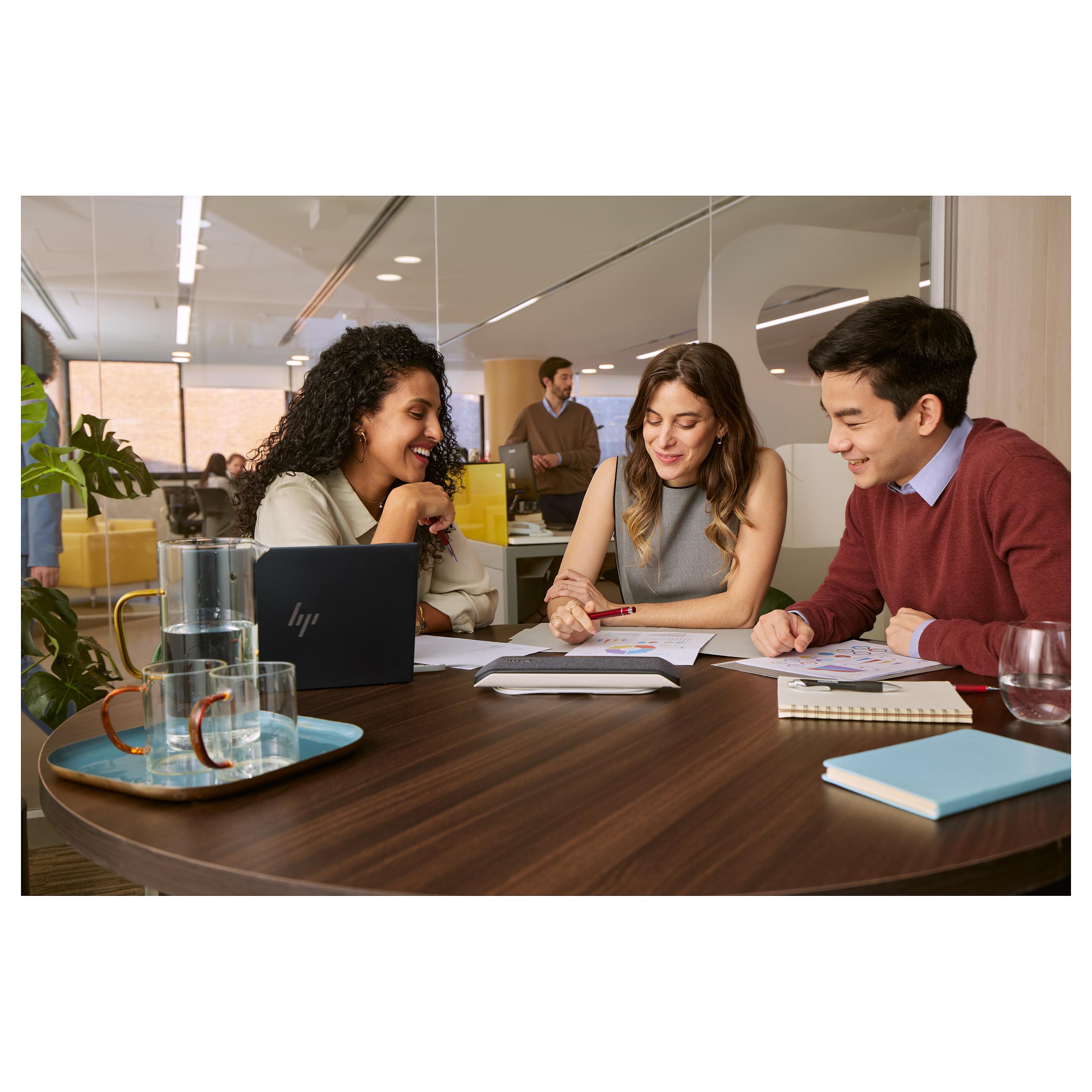 HP Poly Sync 40+ USB-A USB-C-højttalertelefon +BT700 USB-A-adapter, Mobiltelefon/PC, Sølv, 55 dB, 0,715 m, Berøring, IP64