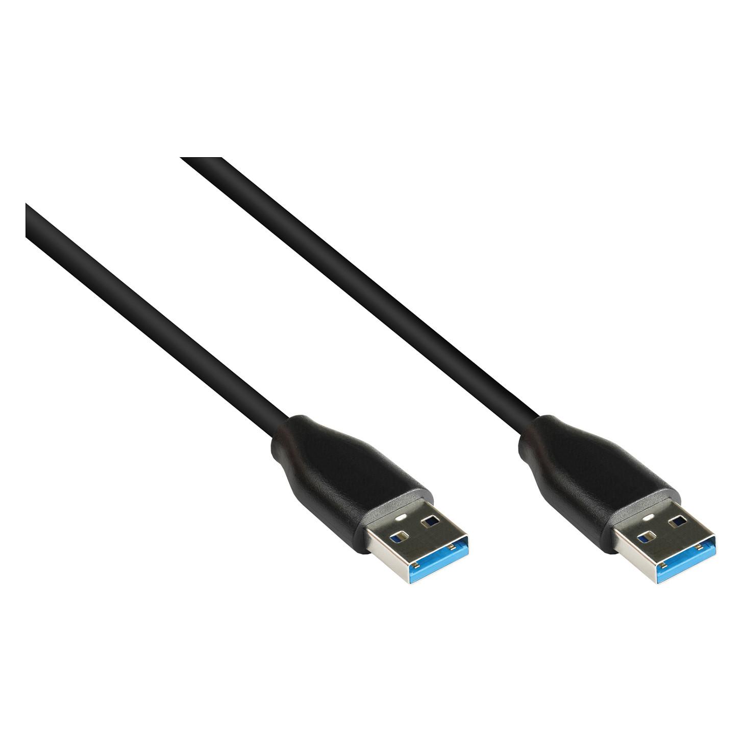 USB-kabel econ connect 2831-AA005S USB-A til USB-A - 0,5 m, sort