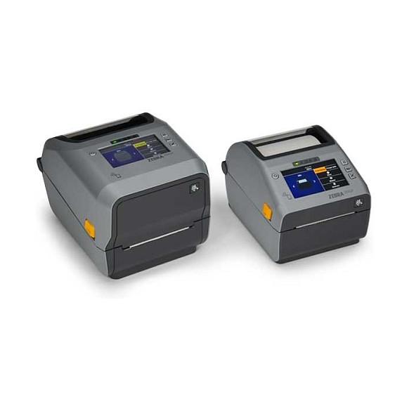 Zebra ZD621t - Etiketprinter - termo transfer - Rulle (11,8 cm) - 300 dpi - op til 152 mm/sek. - USB 2.0, LAN, seriel, USB vært - grå