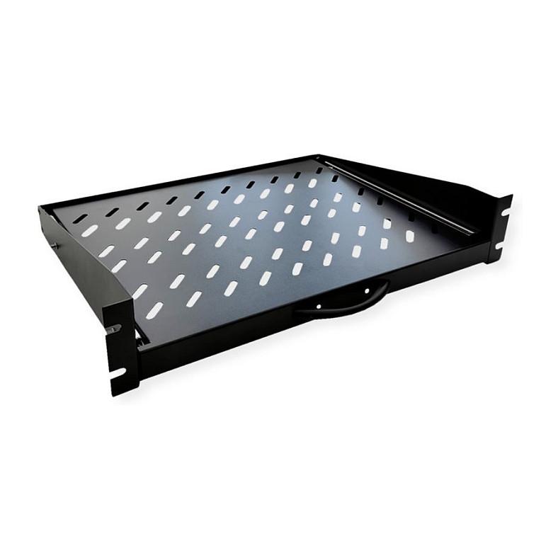 Udtrækkelig rackhylde VALUE 19" 2U - 404 x 350 mm