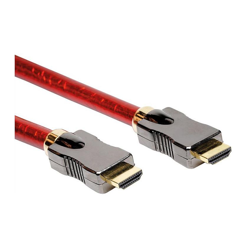 HDMI-kabel ROLINE 11.04.5905 8K - 5 m, rød