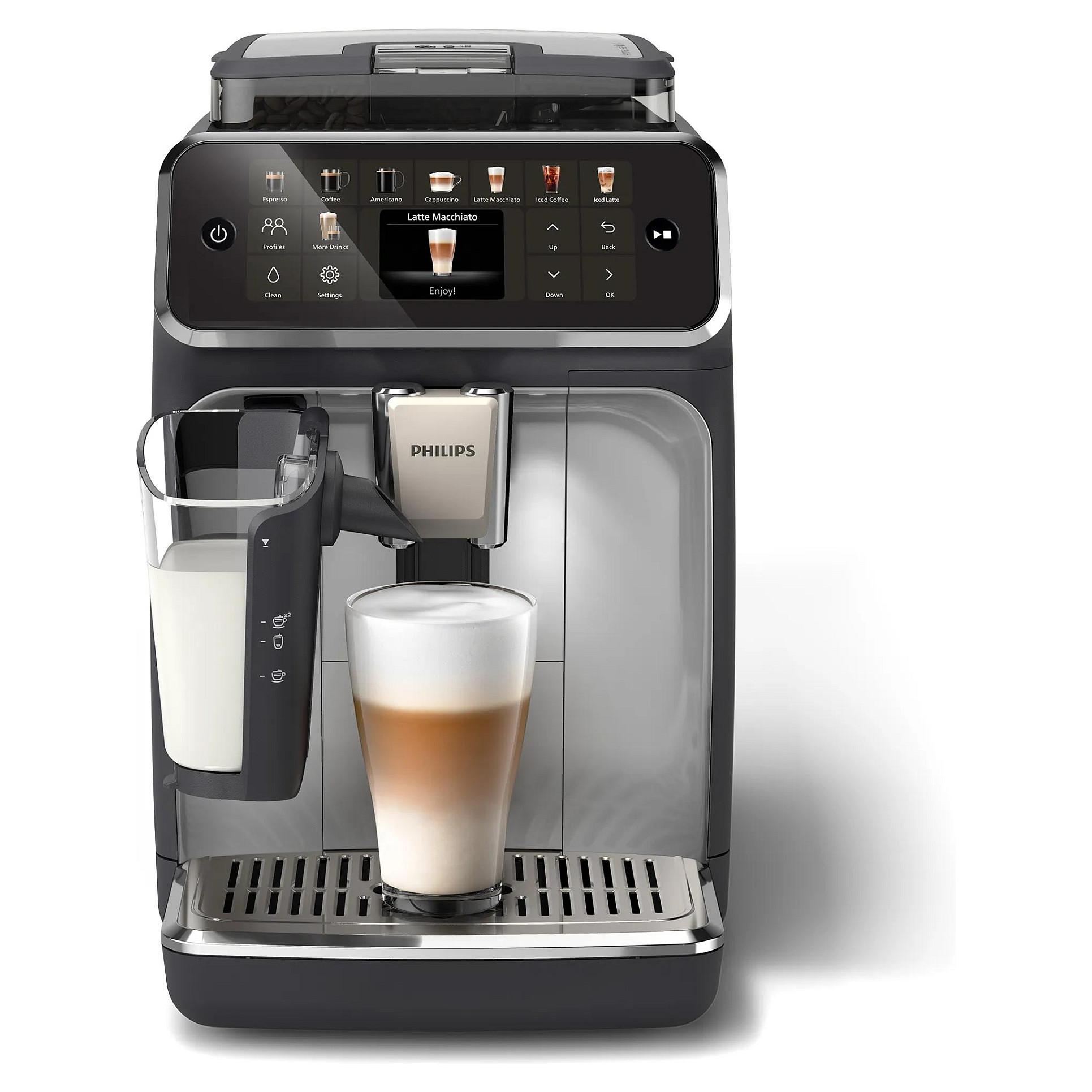Fuldautomatisk kaffemaskine Philips EP5546/70 Series 5500 LatteGo - sølv/sort