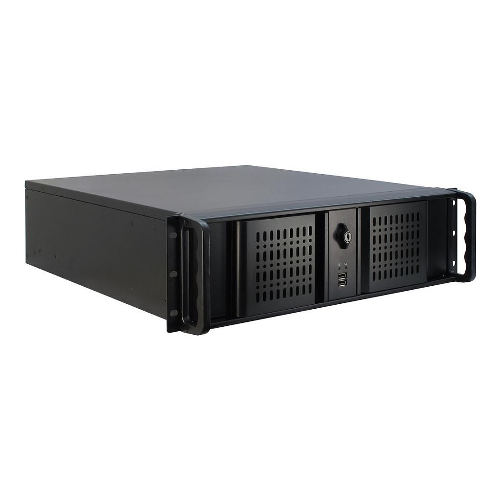 Rackserverkabinet Inter-Tech 3U-3098-S - 3U, sort
